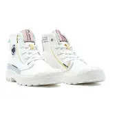 Palladium Baskets hautes 'Pampa Underlayer' blanc