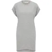 DEF Agung Short Sleeve Short Dress Gris XS Femme