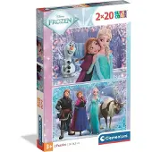 Clementoni Puzzle 2x20 Super Color La Reine des Neiges 24825