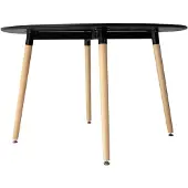 Happy Garden Table ronde 120cm noire MARTHA