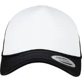 Flexfit Casquette 'Foam Trucker Curved Visor' noir / blanc