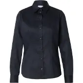 Seidensticker Regular Fit Blouse noir, Unicolore