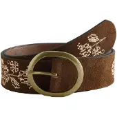 Next Ceinture ivoire / brun foncé