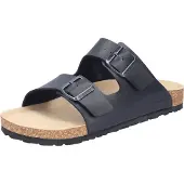 Rieker Chaussons de marche pour hommes , couleur noire, pour les loisirs