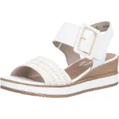 Remonte - Sandales pour femmes, modèle Damenschuhe, couleur blanche, style décontracté
