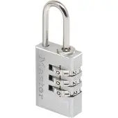 Master Lock Cadenas à combinaison aluminium 20 mm