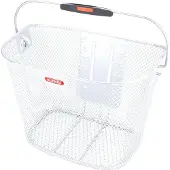 Klickfix Narrow Mesh Basket 16l Argenté,Bleu