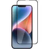24hShop Verre trempé 9D pour iPhone 14 6,1" (Apple iPhone 14), Téléphone portable : film de protection, Noir, Transparent