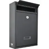 Goodhome Anthrazitfarbener Briefkasten Nr. 32