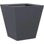 vidaXL Jardinières 2 pcs anthracite 35x35x75 cm acier