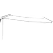 vidaXL Cadre de store blanc 300 x 250 cm aluminium