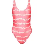 Superdry Code Tie Dye Swimsuit Rose S Femme