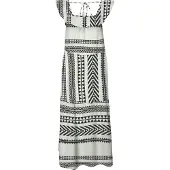 Vero Moda Robe d’été noir / blanc