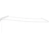 vidaXL Cadre d'auvent blanc 450 x 350 cm Aluminium