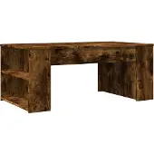 vidaXL Table basse chêne fumé 102x55x42 cm Bois composite