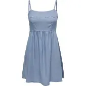 ONLY Brighton Sleeveless Long Dress Bleu S Femme