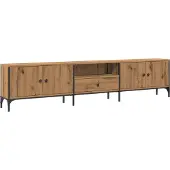 vidaXL Armoire TV avec tiroir Chêne Artisan 200x25x44 cm