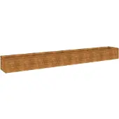 vidaXL Lit surélevé 386x50x36 cm acier corten