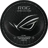 Asus ROG Cosmic Mat II Mouse Pad, Meuble gaming : accessoires, Noir