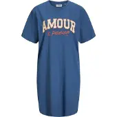Jack & Jones Christine Jjxx Short Sleeve Short Dress Bleu L Femme
