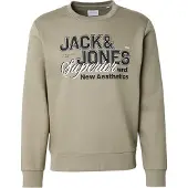 Jack & Jones Logo Sweatshirt Vert L Homme