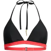 Superdry Femme Haut de Bikini Triangle élastiqué Noir Taille: 44