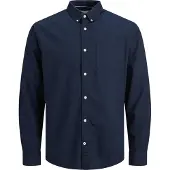 Jack & Jones Chemise 'JJEOxford' bleu marine