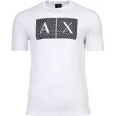 Armani Exchange T-Shirt noir / blanc