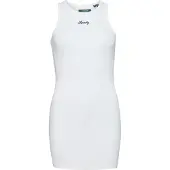 Superdry Code Sl Essential Tank Sleeveless Dress Blanc 2XS Femme