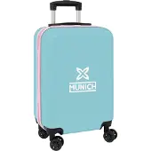Safta Heaven - Trolley de Cabin 20 Inch, valise à roulettes, cadenas de sécurité, valise légère, 34,5x20x55 cm, bleu clair