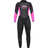 Trespass Aquaria 2 Mm Woman Long Sleeve Back Zip Neoprene Suit Noir L Femme