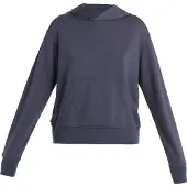 Icebreaker Crush Ii Sweat à capuche Mérinos Gris S Femme Gris S