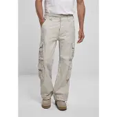 Brandit Pantalon cargo blanc denim