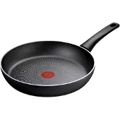 Tefal So'Light H0560342, Poêle ronde polyvalente, Noir, Titane, Aluminium, Indicateur de température