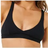 Rip Curl Premium Surf Multi Fit Halter Bikini Top Noir XS Femme