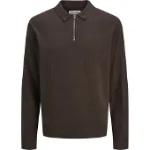 Jack & Jones Emil Long Sleeve Polo Marron L Homme