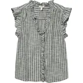 Vero Moda Kaori Sleeveless Shirt Beige M Femme
