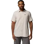 Columbia Silver Ridge Utility Lite Short Sleeve Shirt Beige S Homme