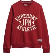 Superdry Sweat-shirt écru / rouge sang