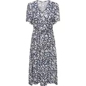 ONLY Halia Short Sleeve Midi Dress Multicolore XS Femme