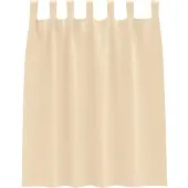 vidaXL Rideaux occultants avec anneaux 2 pcs Crème 140 x 140 cm
