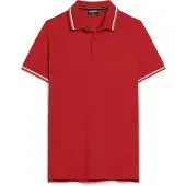 Superdry Sportswear Relaxed Tipped Short Sleeve Polo Rouge XL Homme