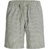 Jack & Jones Pantalon 'Aiden Palma' vert / blanc cassé