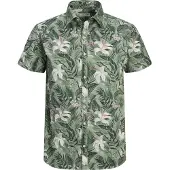Jack & Jones Chemise à Manches Courtes Hawaii Aop