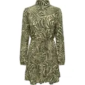 ONLY Robe-chemise 'CHIARA' crème / olive
