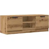 vidaXL Armoire TV Artisan-Chêne 102x35x36,5 cm Bois composite