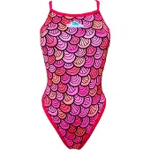 Turbo Mermaid Tail Swimsuit Rose M Femme