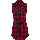 Brandit Chemisier 'Gracey' rouge / noir