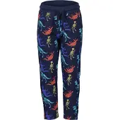 Blue Seven Pantalon bleu marine / pétrole / orange foncé