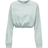 ONLY Zenia Unb Elastic Sweatshirt Vert M Femme
